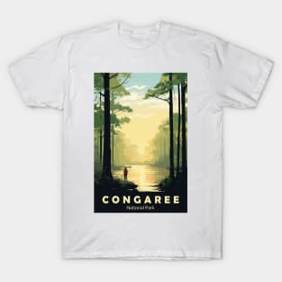 Congaree National Park Travel Poster T-Shirt